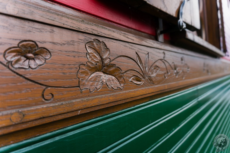 Exterior detail on Gitana