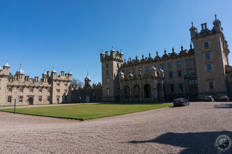 Floors Castle in the sun