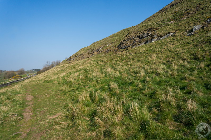 Following the path up Traprain Law