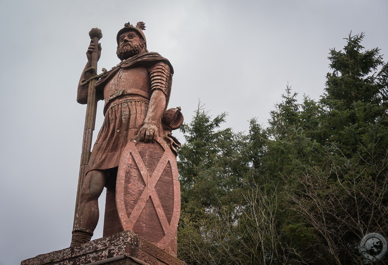 William Wallace statue on Bemersyde Hill