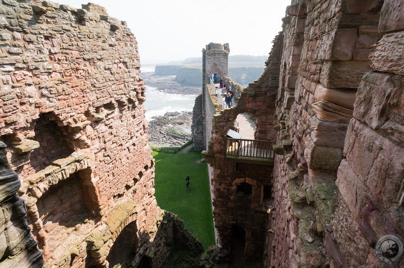 Through the ruins of Tantallon Castle