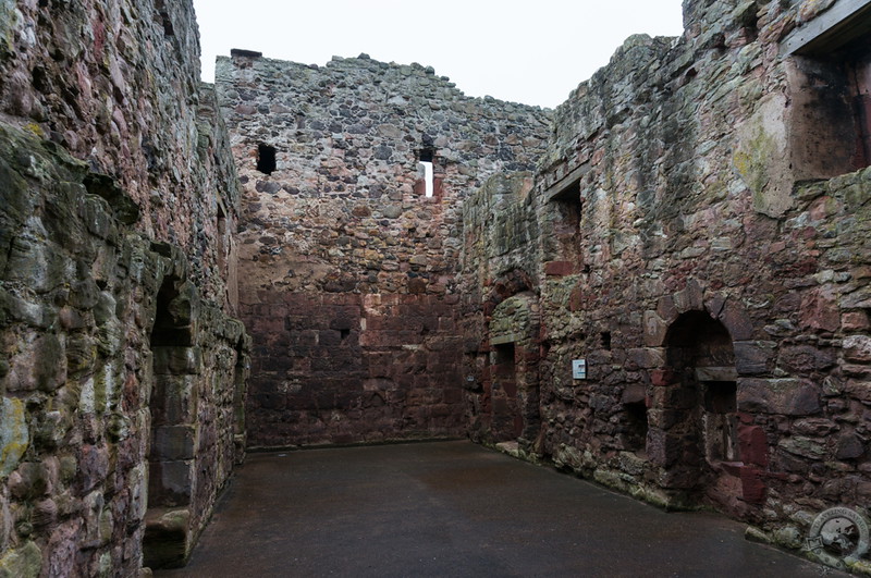 The great hall in Hailes Castle