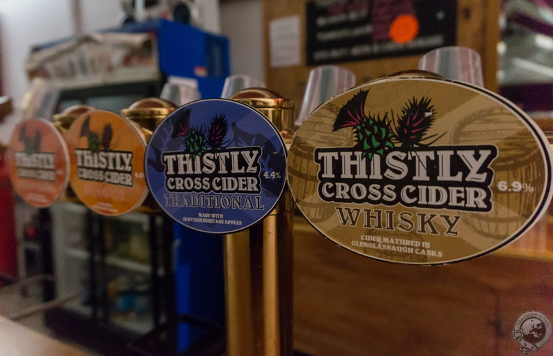 Thistly Cross Cider on tap in East Lothian