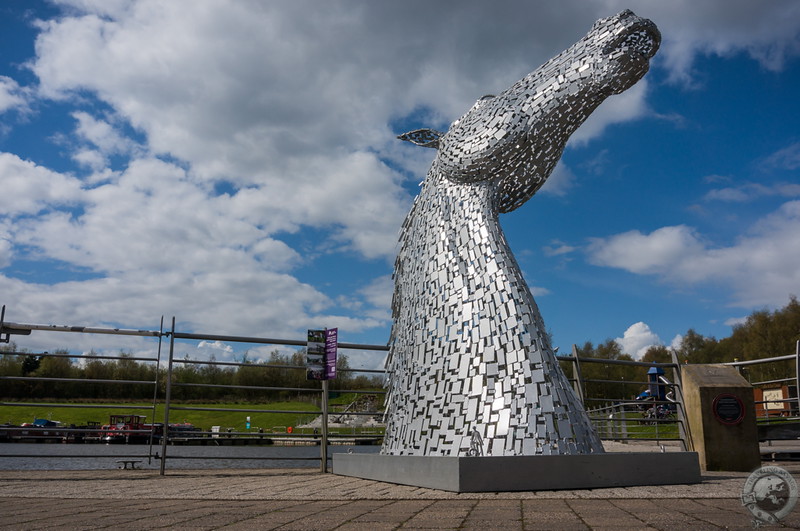 A mini version of the Kelpies