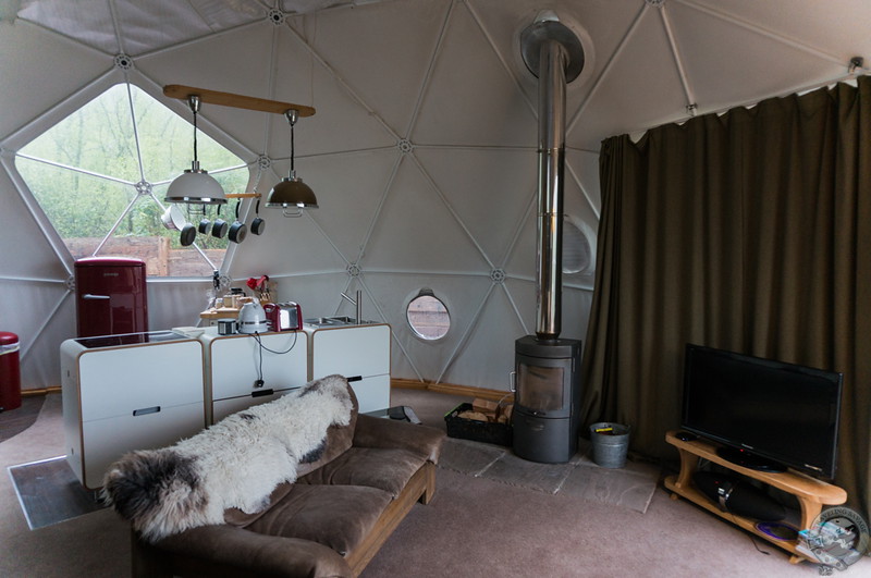 The main living area inside the Ecopod