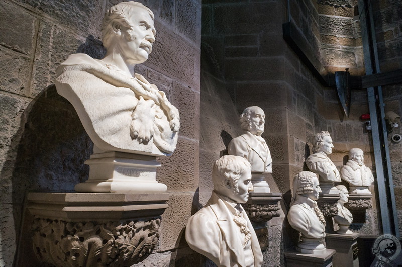 The busts of long-dead men