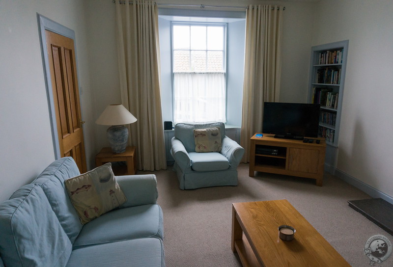 The living area at Sandcastle Cottage
