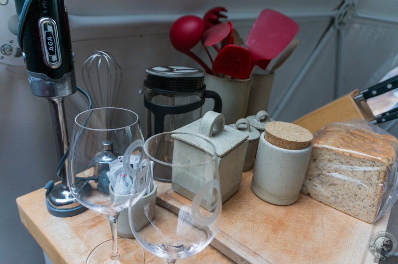 The Ecopod's formidable kitchen arsenal