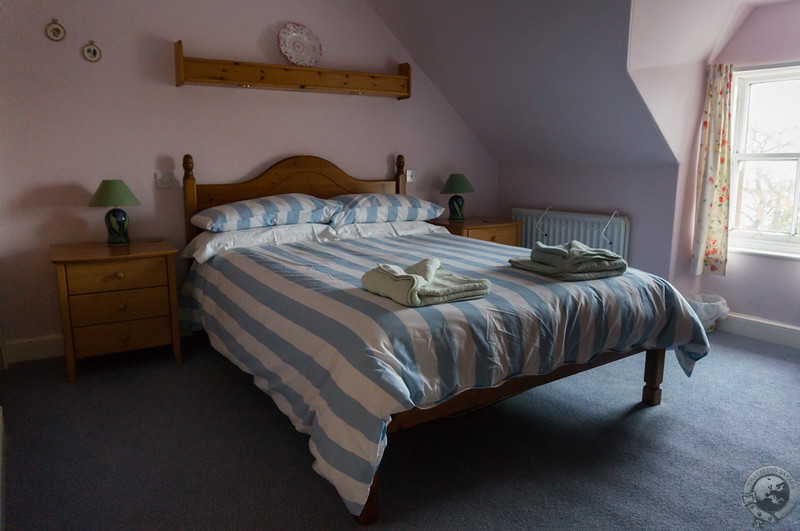 Master bedroom at Sandcastle Cottage