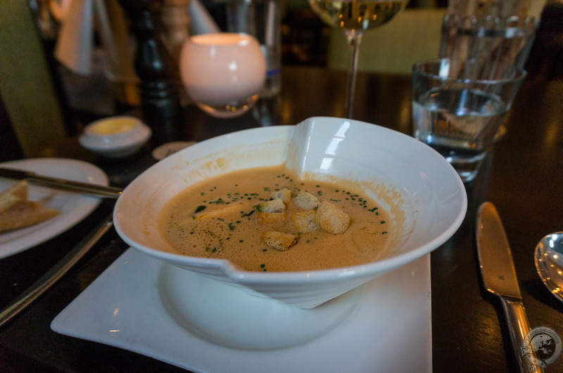 Langoustine bisque starter