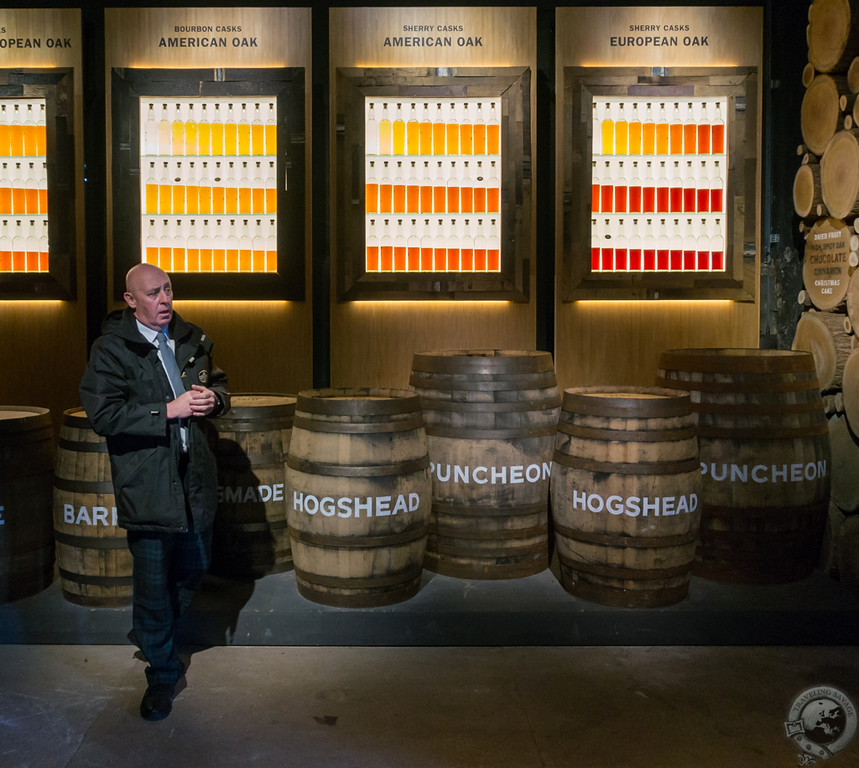 Helpful visuals inside Glengoyne's warehouse