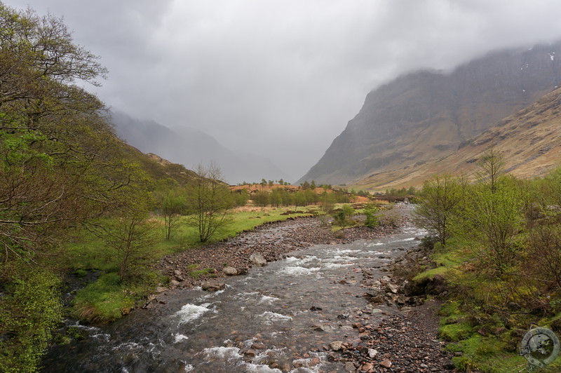 Mist-shrouded Glencoe