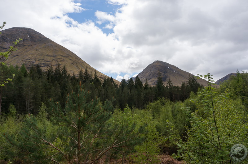 View to the Sisters of Glencoe