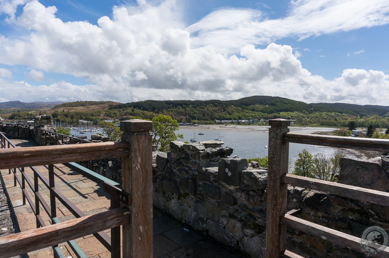 Gorgeous views from the top of Dunstaffnage Castle