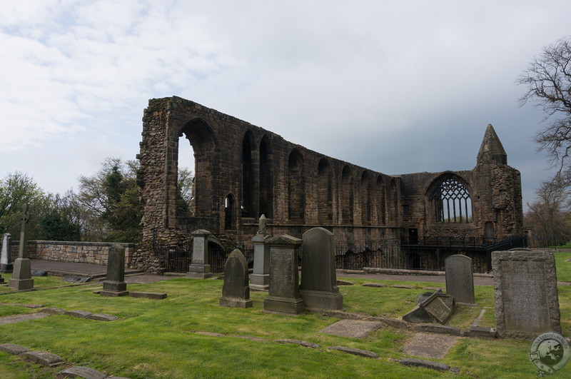The ruined palace at Dunfermline Abbey