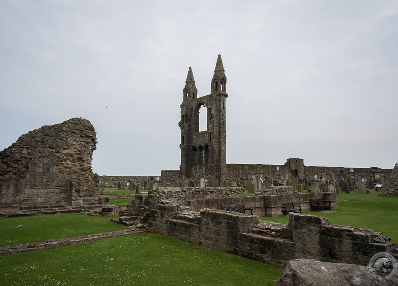 The remains of St. Andrews Cathedral