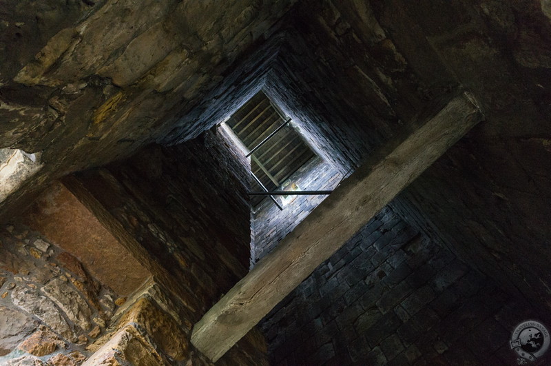 Looking up St. Rule's Tower