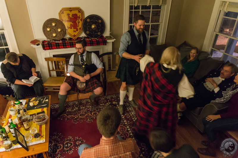 A micro ceilidh after supper