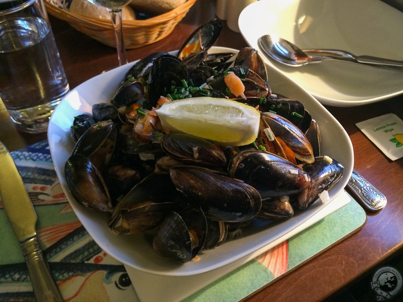 Local mussels at The Pierhouse