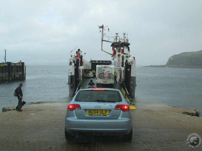 Boarding the ferry to Unst