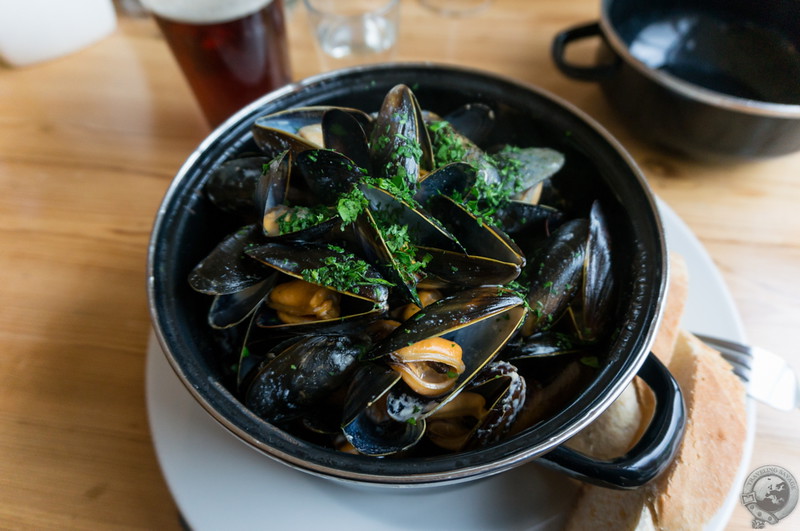 Pot o' mussels at the Torridon Inn's restaurant