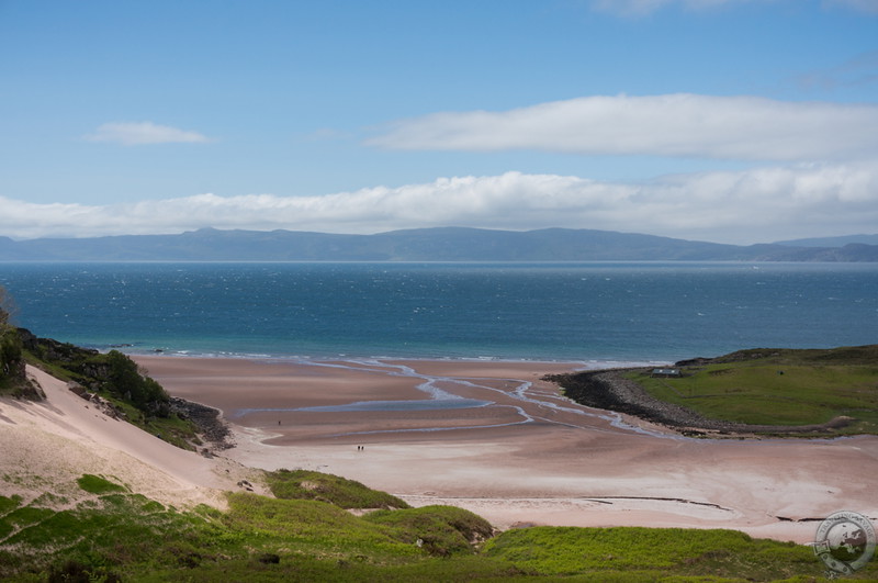 Beautiful red beaches on the Applecross Peninsula