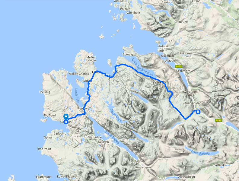 The heart of the Wester Ross Coastal Trail