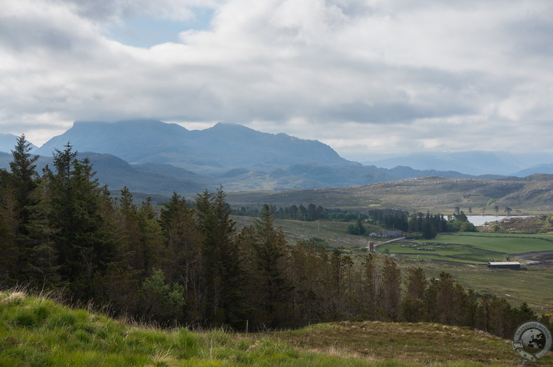 Brooding hills around Loch Ewe, Wester Ross, Scotland