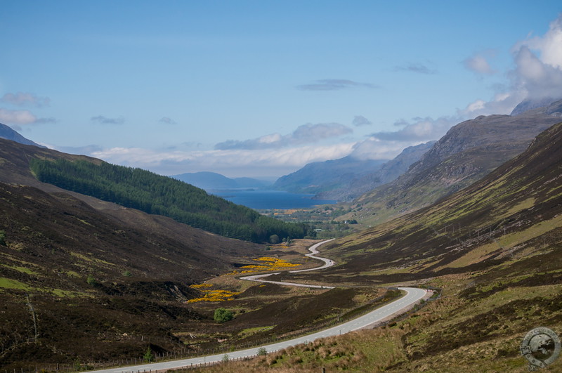 Loch Maree from Glen Docharty, Wester Ross, Scotland