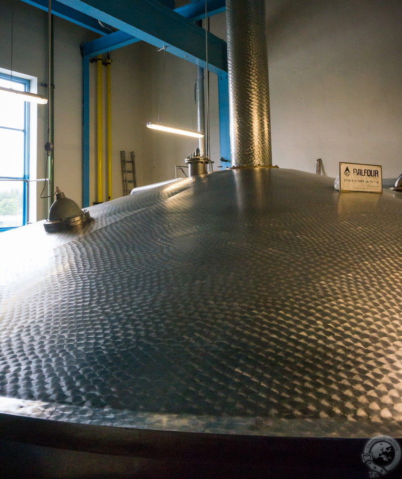 Tomatin's stainless steel mash tun