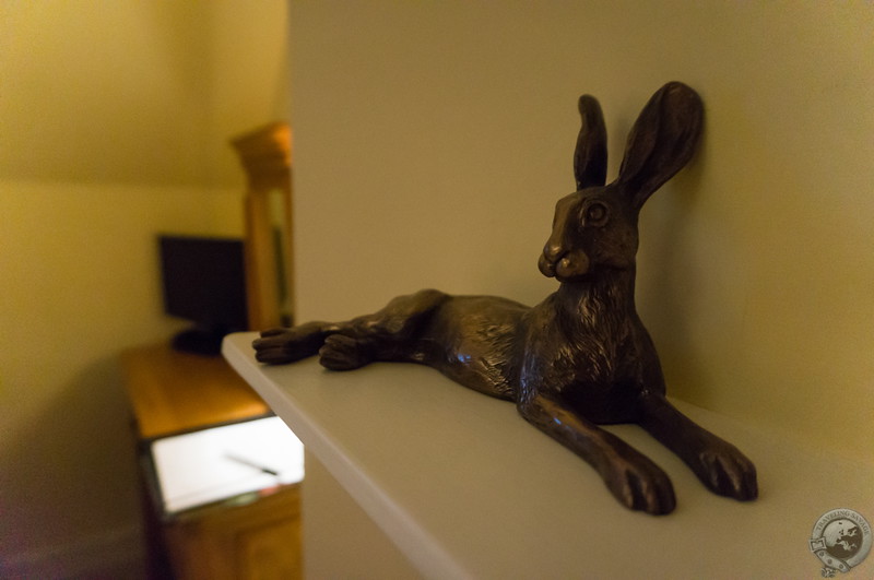 Rabbit on the mantle