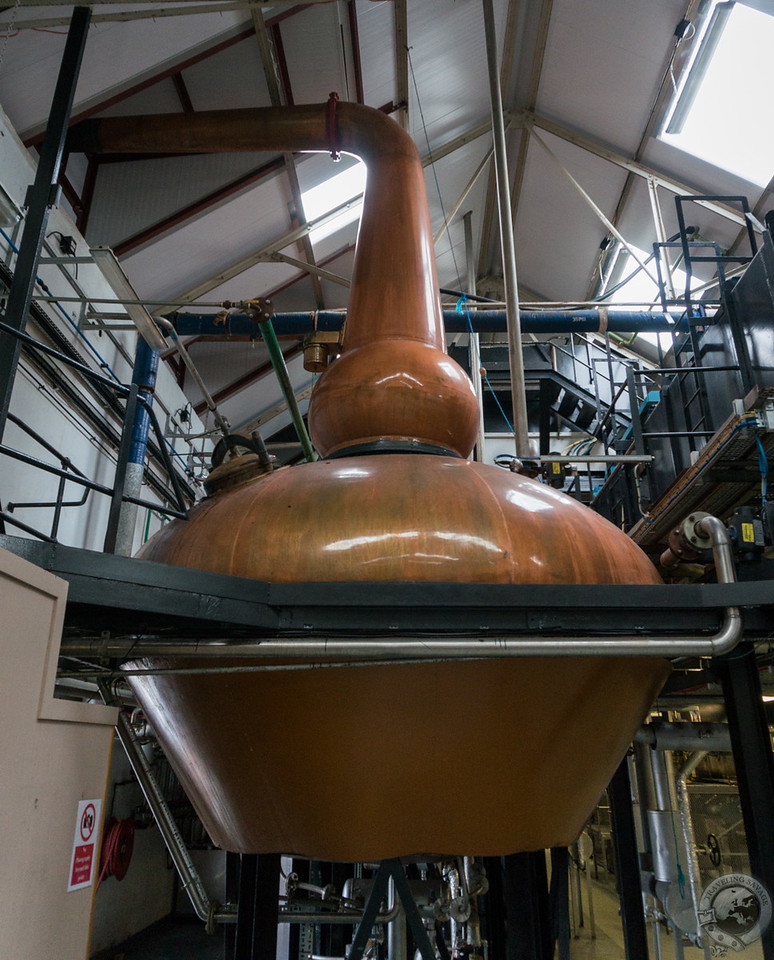 Hung stills in Tomatin's stillhouse