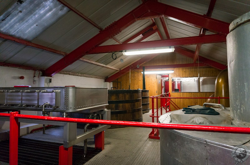 Inside Edradour's tiny still/brewhouse