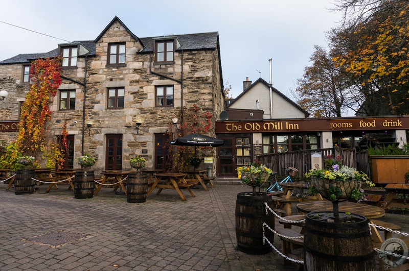 The Old Mill Inn tucked off Pitlochry's high street