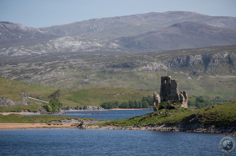 Beautiful ruined Ardvreck Castle