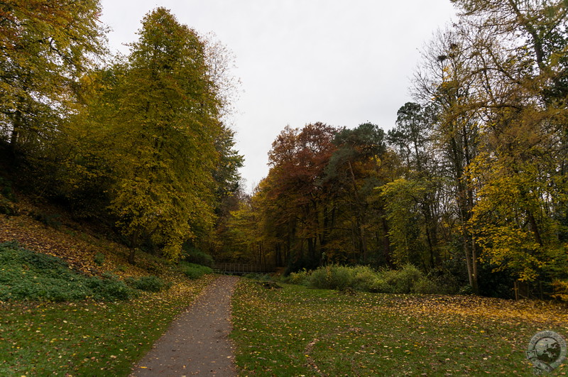 The beginning of the trail in the heart of Aberfeldy