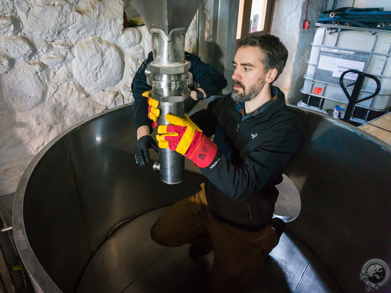 Putting together the mash tun