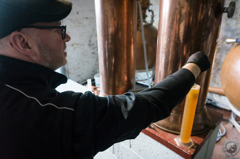 Hydrometer reading of the wort