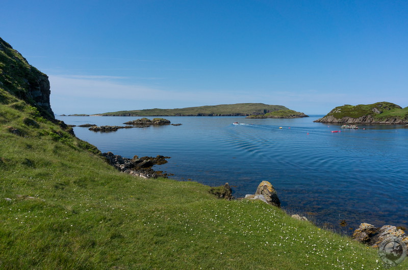 Crossing the strait to Handa Island