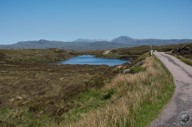 Lonely trails on the Wee Mad Road of Sutherland