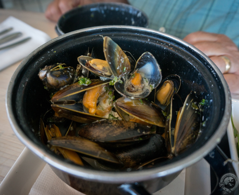 Mussels fresh from the loch