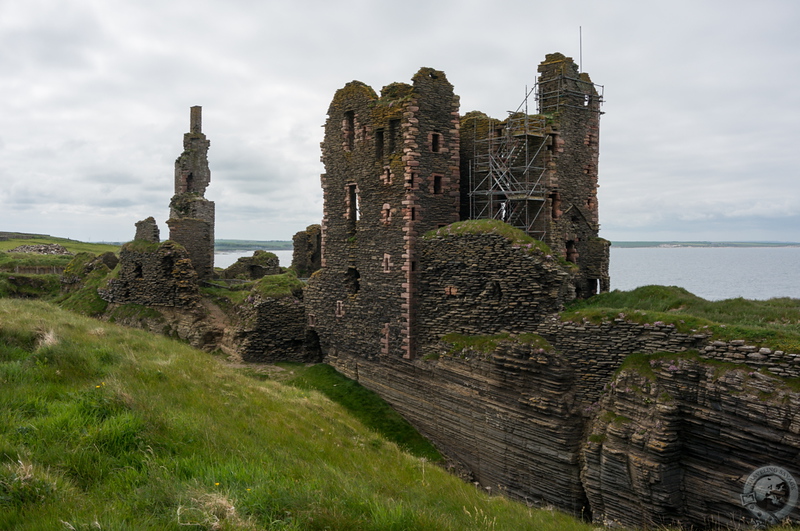 Approaching Castle Sinclair Girnigoe