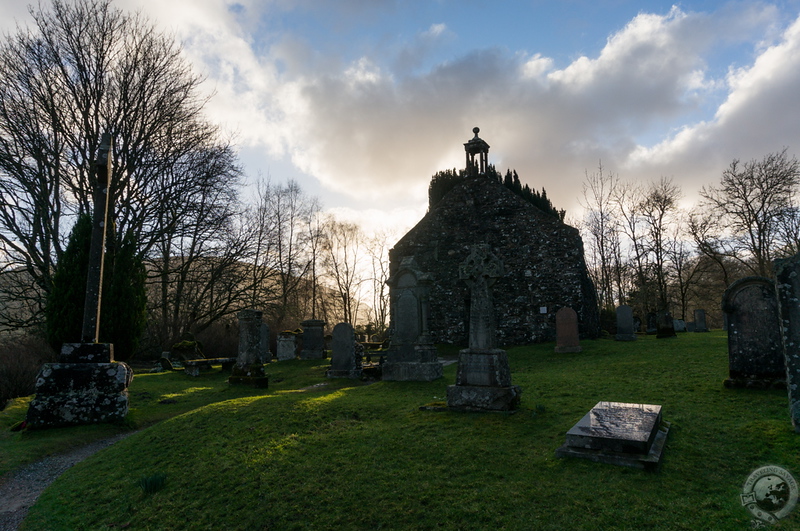 Balquhidder Church on a winter's evening