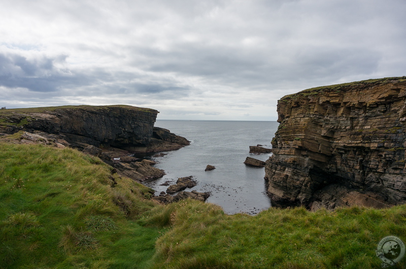 One of Yesnaby's many rocky inlets