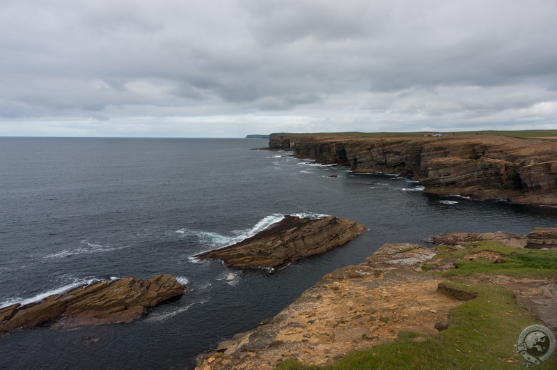 The view north along the west Mainland