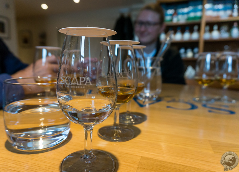 Tasting a few Scapa drams