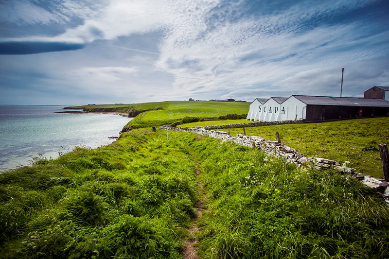 The Orkney coast by Scapa Distillery