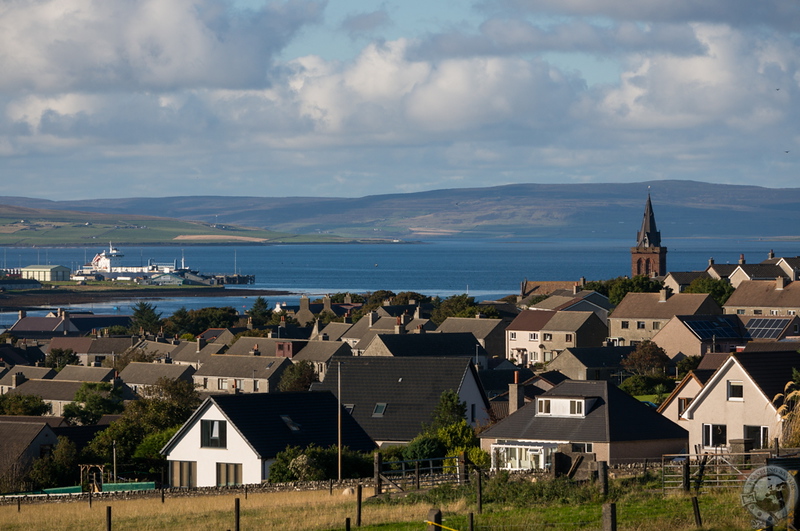 View of Kirkwall from Highland Park