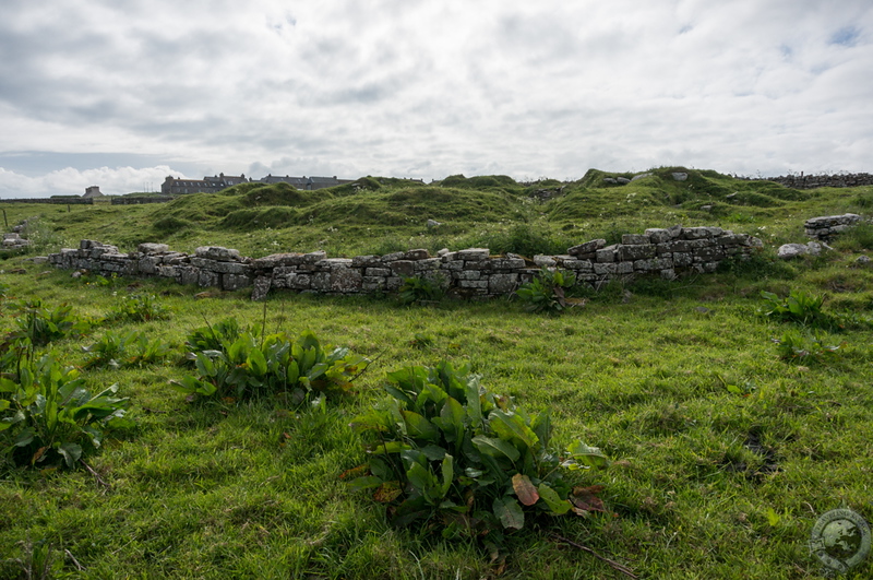An unexcavated broch near Keiss Castle