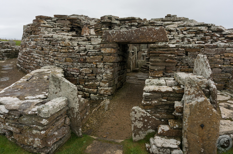 Entering the broch